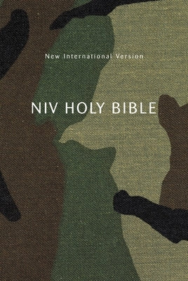 Niv, Holy Bible, Compact, Paperback, Woodland Camo, Comfort Print Bible Zondervan