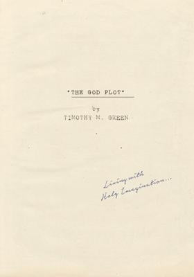 The God Plot: Living with Holy Imagination Paperback Beacon Hill Press of Kansas City