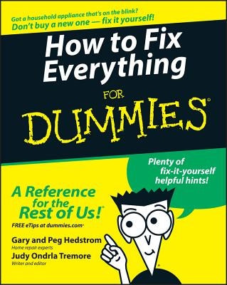 How to Fix Everything for Dummies Paperback For Dummies