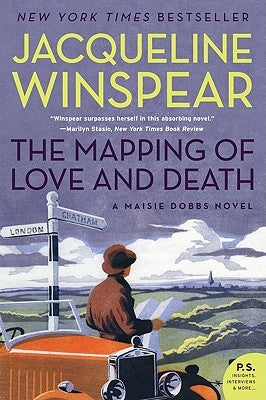 Paperback of The Mapping of Love and Death by Harper Perennial featuring a cover with artwork and title text.