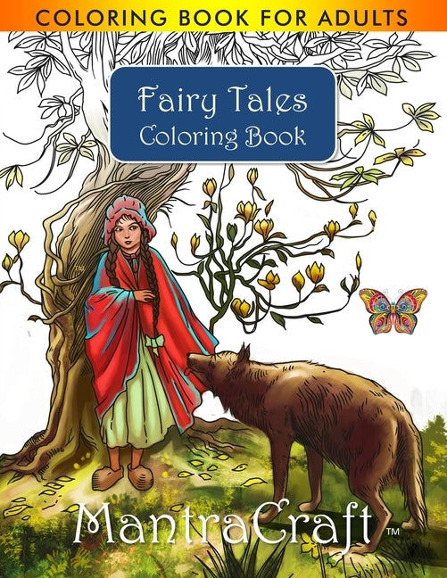 Coloring Book for Adults: Fairy Tales Coloring Book: Stress Relieving Designs for Adults Relaxation Paperback New Castle P&p