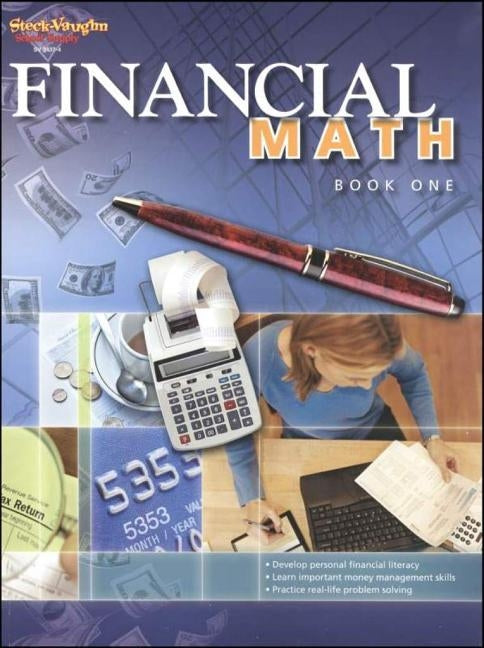Financial Math Reproducible Book 1 Paperback Steck Vaughn School Supply