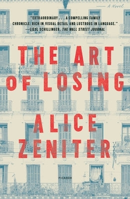 Paperback of "The Art of Losing" by Picador USA showing the book cover with title and author text on a white background.