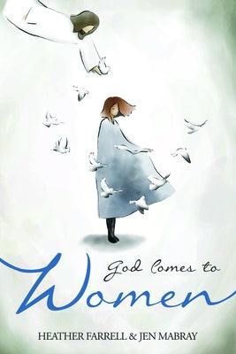 Paperback copy of "God Comes to Women" by Cfi, featuring cover art with a spiritual and empowering design.