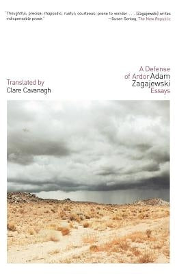 A Defense of Ardor Paperback Farrar, Strauss & Giroux-3pl