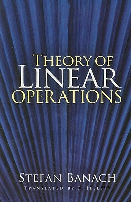 Theory of Linear Operations Paperback Dover Publications