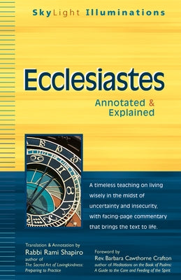 Ecclesiastes: Annotated & Explained Paperback Skylight Paths Publishing