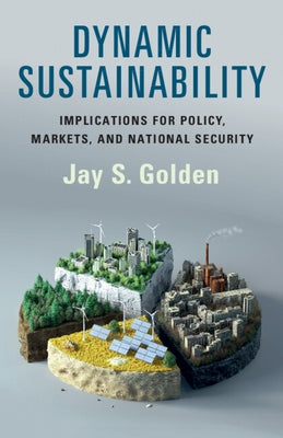 Paperback book titled "Dynamic Sustainability" by Cambridge University Press, featuring a cover design with eco-themed imagery.