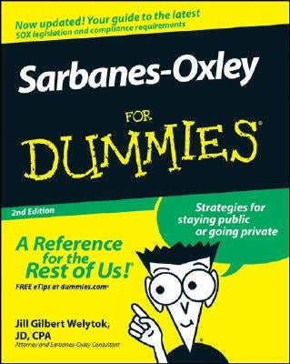Sarbanes-Oxley for Dummies Paperback For Dummies