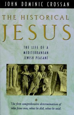 Paperback copy of "The Historical Jesus: The Life of a Mediterranean Jewish Peasa" by HarperOne, showing the book cover with title and author.