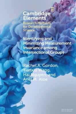 Paperback book titled "Identifying and Minimizing Measurement Invariance" by Cambridge University Press, featuring a cover with text.