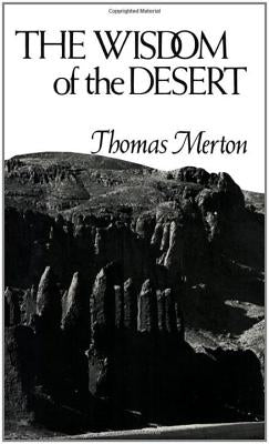 Paperback book titled "The Wisdom of the Desert" by New Directions Publishing Corporation with a desert-themed cover.