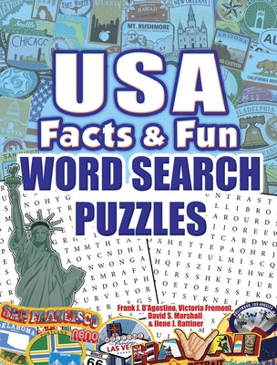 USA Facts & Fun Word Search Puzzles Paperback Dover Publications