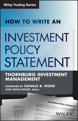 How to Write Investment Policy Paperback Wiley