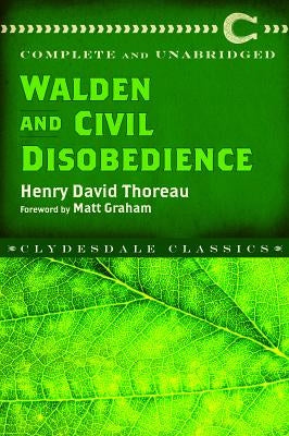 Walden and Civil Disobedience Paperback Clydesdale