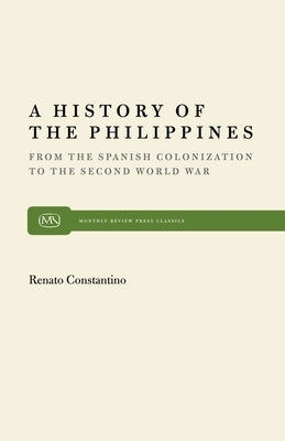 A History of the Philippines Paperback Monthly Review Press