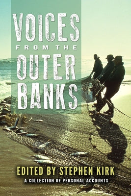 Paperback "Voices from the Outer Banks" by Blair, featuring a cover image with coastal scenery and maritime themes.