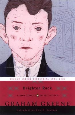 Penguin Classics Deluxe Edition of Brighton Rock novel, featuring a cover with vintage artwork and classic typography.