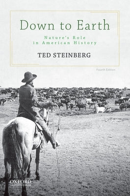 Paperback book titled "Down to Earth: Nature's Role in American History" by Oxford University Press, USA, with a nature-themed cover image.