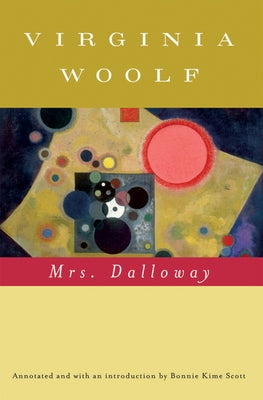 Paperback of Mrs. Dalloway by Mariner Books, featuring an annotated edition with the book cover and title visible.