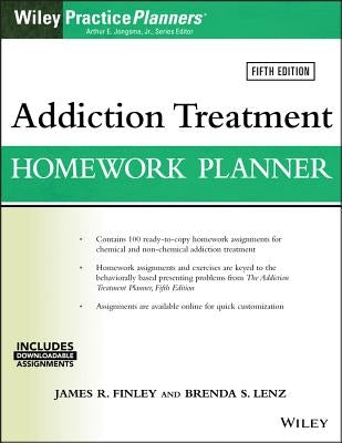 Addiction Treatment Homework Planner Paperback Wiley