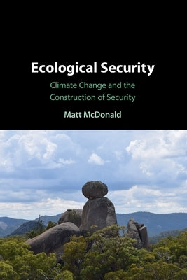 Paperback book titled "Ecological Security" by Cambridge University Press, showing the front cover with ecological imagery.