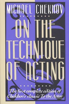 On the Technique of Acting Harper Paperbacks