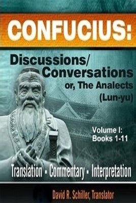 Paperback book titled "Confucius: Discussions or The Analects Volume I" by Saga Virtual Publishers, showing the front cover.