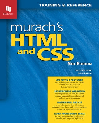 Murach's HTML and CSS (5th Edition) Paperback Mike Murach and Associates, Inc.