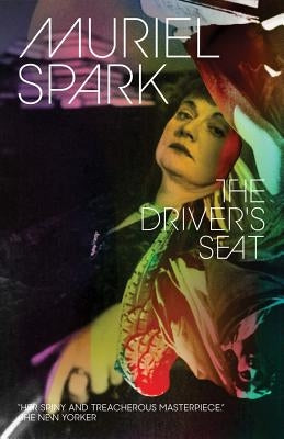 Close-up of The Driver's Seat book cover by New Directions Publishing Corporation featuring a modern design with bold typography.
