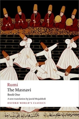 Paperback copy of The Masnavi: Book One by Oxford University Press, USA, featuring a close-up of the book cover with traditional design elements.