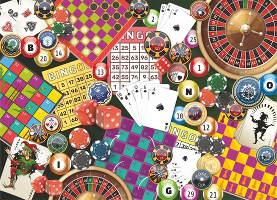 Brain Tree - Casino 1000 Pieces Jigsaw Puzzle for Adults: With Droplet Technology for Anti Glare & Soft Touch Other Brain Tree Games