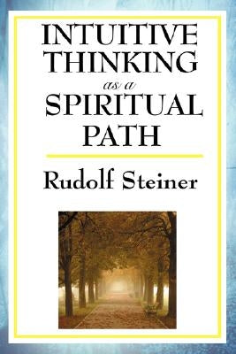 Paperback of "Intuitive Thinking as a Spiritual Path" by SMK Books, featuring a cover with spiritual and abstract design elements.