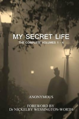 Paperback set of "My Secret Life" volumes 1-4 by Tenth Street Press, showing four stacked books with detailed cover art.
