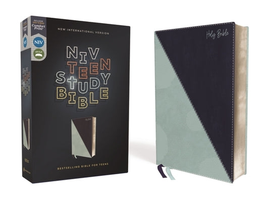 Niv, Teen Study Bible (for Life Issues You Face Every Day), Leathersoft, Teal, Comfort Print Bible Zondervan