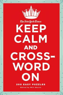 Paperback book titled "Keep Calm and Crossword On" by St. Martin's Griffin with a colorful cover featuring crossword puzzle graphics.