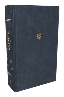 Niv, the Woman's Study Bible, Leathersoft, Blue, Full-Color, Thumb Indexed: Receiving God's Truth for Balance, Hope, and Transformation Bible Thomas Nelson