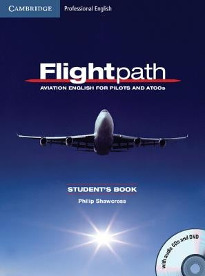 Paperback aviation English student’s book with audio CDs and DVD for pilots and air traffic controllers by Cambridge University Press.