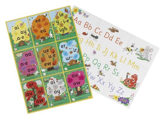 Jolly Phonics Alternative Spelling & Alphabet Posters: In Print Letters (American English Edition) Other Jolly Phonics