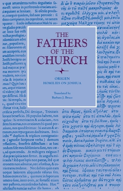 Homilies on Joshua Paperback Catholic University of America Press