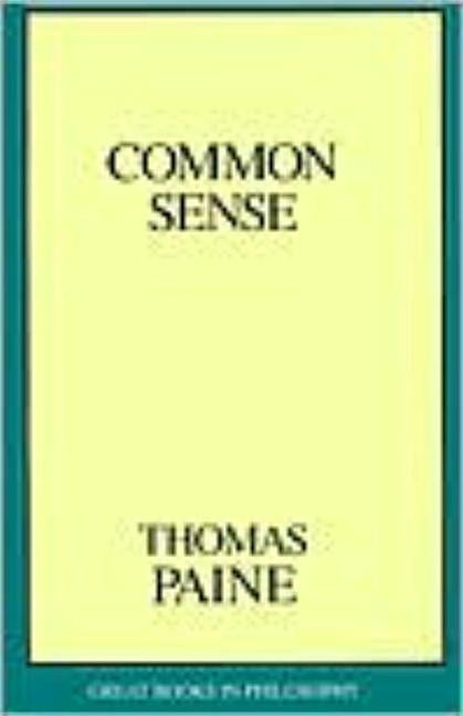 Common Sense Paperback Prometheus Books