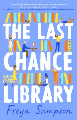 Paperback of The Last Chance Library by Berkley Books featuring a colorful book cover with illustrations and title text.