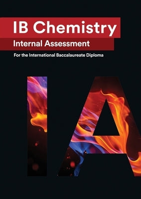 Paperback IB Chemistry Internal Assessment guide by Zouev Elite Publishing, showing the book cover with title and branding.