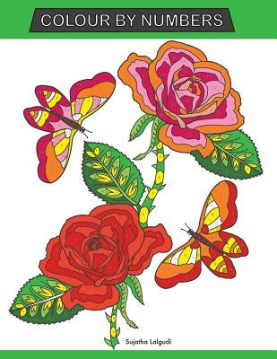 Colour by Numbers: Large Print Colour By Number Butterflies, Birds, and Flowers Adult Colouring Book Independently Published