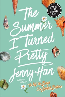 Paperback copy of The Summer I Turned Pretty by Simon & Schuster Books for Young Readers, showing the book cover with colorful design.