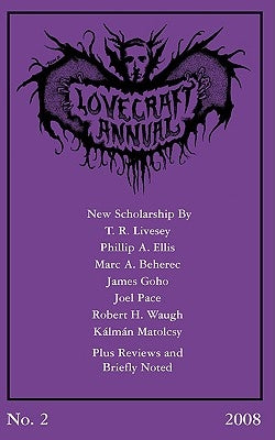 Lovecraft Annual No. 2 (2008) Paperback Hippocampus Press