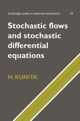 Paperback textbook on stochastic flows and stochastic differential equations by Cambridge University Press, with mathematical diagrams.
