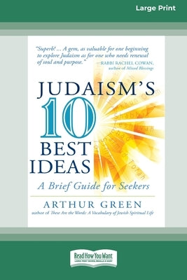 Paperback edition of Judaism's Ten Best Ideas by ReadHowYouWant, featuring a standard large print format with a plain cover.