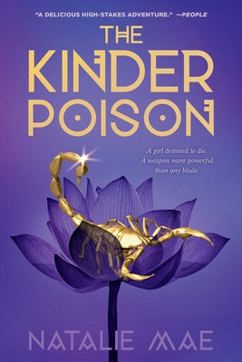 Paperback of The Kinder Poison by Razorbill featuring a dark, mysterious cover design and imagery.