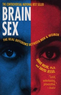 Book cover of "Brain Sex: The Real Difference Between Men and Women" by Delta, featuring a brain illustration and title text.